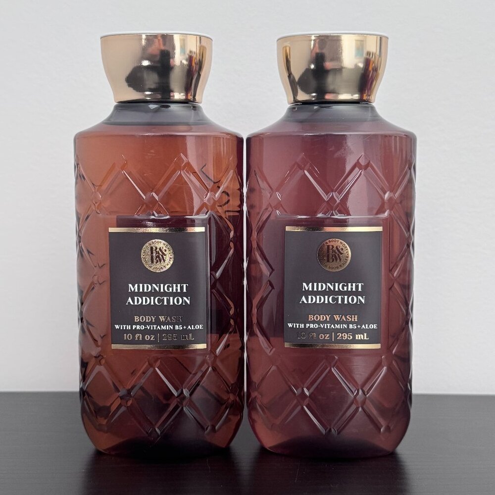 Bath & Body Works Midnight Addiction Body Wash (Set of 2)